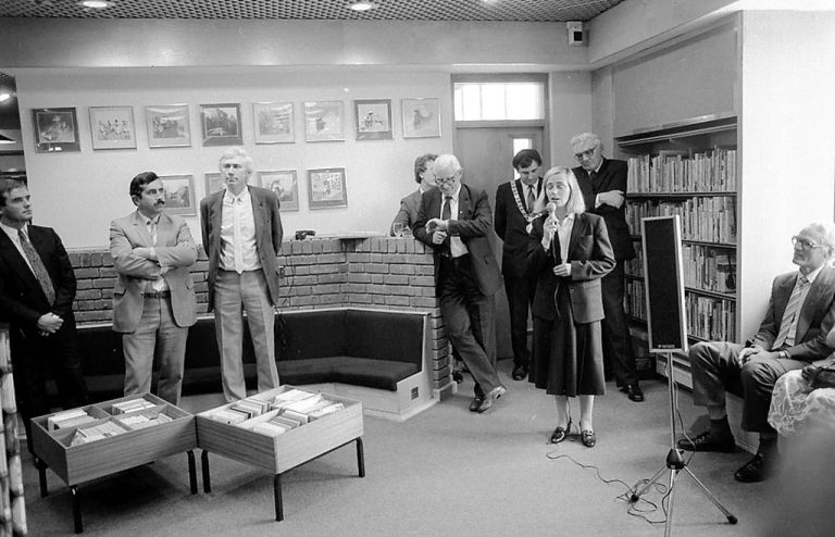 The opening of Donaghmede Library in 1986. PHOTO: Dublin City Public ...