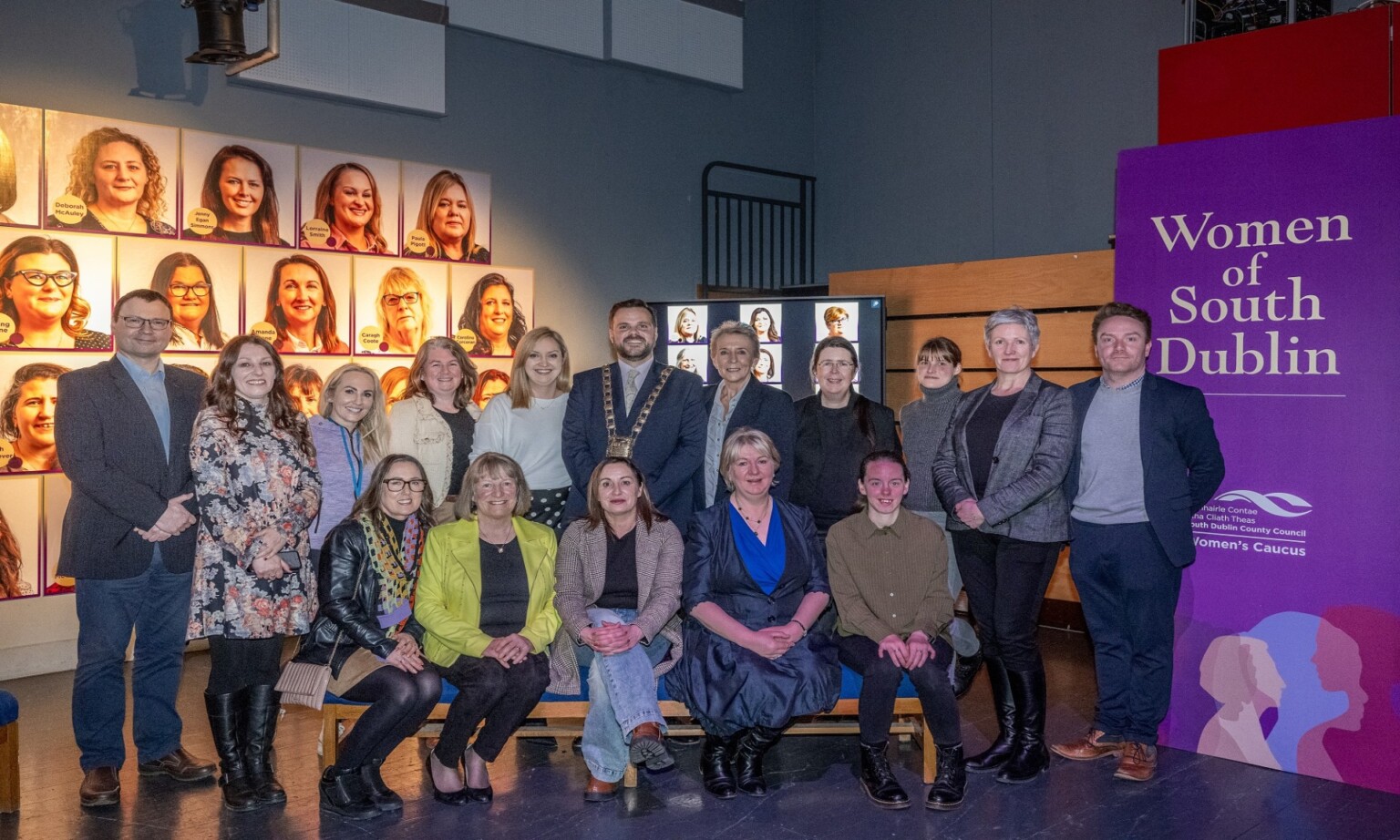 Women of South Dublin with Mayor Alan Edge